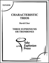 Characteristic Trios Euphonium Trio P.O.D. cover